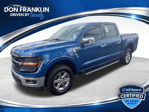 Blue Metallic 2024 Ford F-150 XLT
