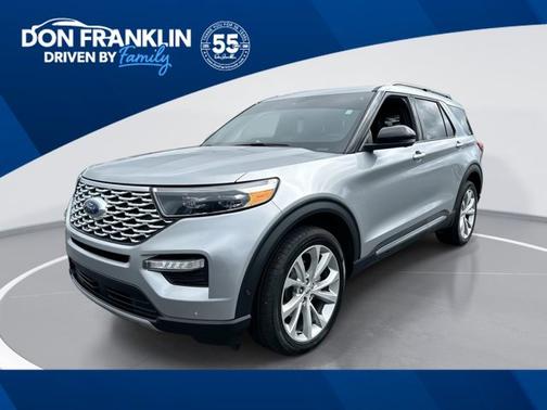 Silver Metallic 2021 Ford Explorer Platinum