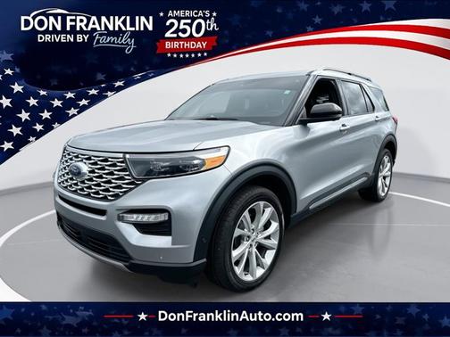 Silver Metallic 2021 Ford Explorer Platinum