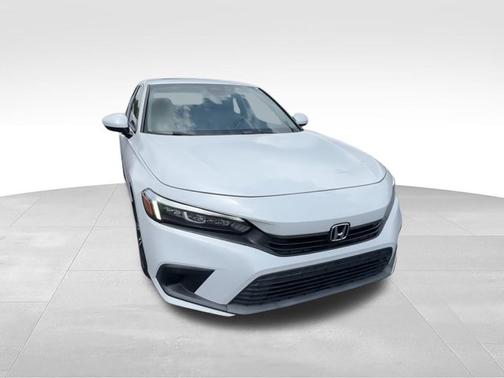White 2022 Honda Civic EX