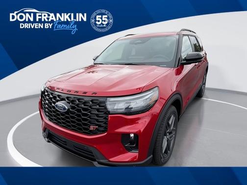 Rapid Red Metallic Tinted Clearcoat 2026 Ford Explorer ST
