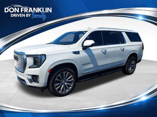 White Frost Tricoat 2021 GMC Yukon XL Denali