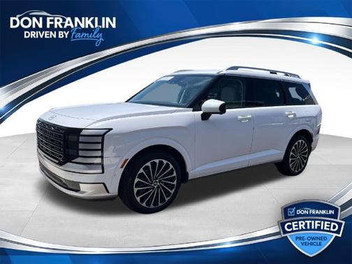 Creamy White Pearl 2026 Hyundai Palisade Hybrid Calligraphy