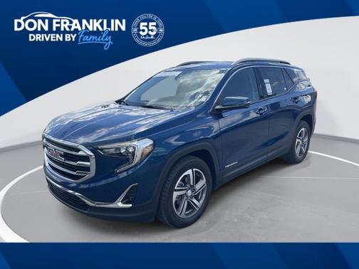 Blue Emerald Metallic 2021 GMC Terrain SLT