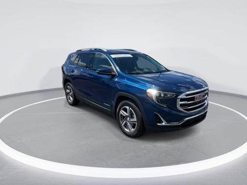 Blue Emerald Metallic 2021 GMC Terrain SLT