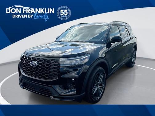 Agate Black Metallic 2026 Ford Explorer ST-Line