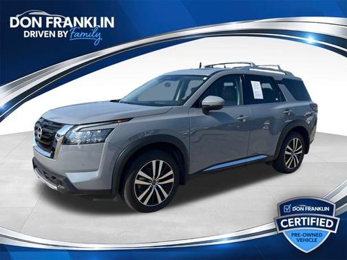 Boulder Gray Pearl 2025 Nissan Pathfinder Platinum