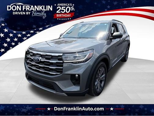 Gray Metallic 2025 Ford Explorer Active