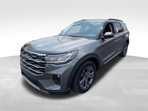 Gray Metallic 2025 Ford Explorer Active