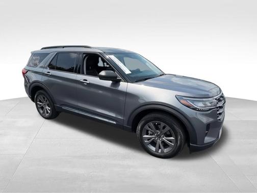 Gray Metallic 2025 Ford Explorer Active