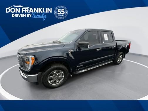 Antimatter Blue Metallic 2022 Ford F-150 XLT