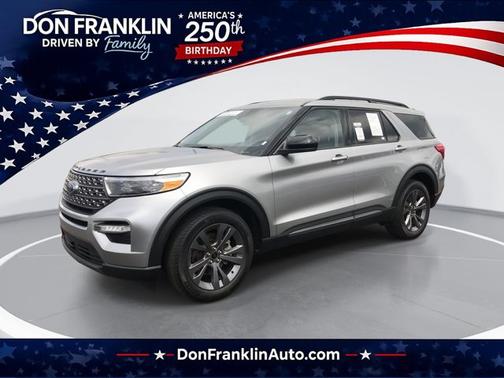Silver Metallic 2023 Ford Explorer XLT