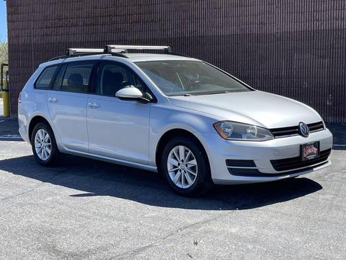 Silver 2015 Volkswagen Golf SportWagen TSI S 4-Door