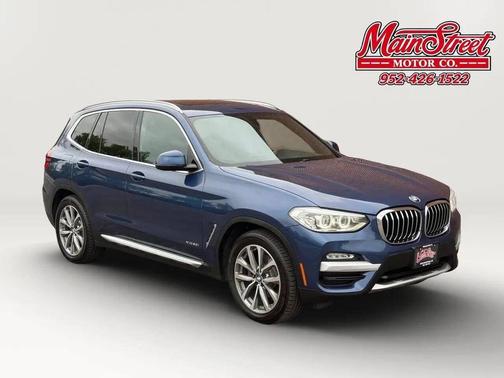 Phytonic Blue Metallic 2018 BMW X3 xDrive30i