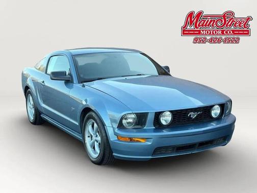 Blue 2007 Ford Mustang GT Premium