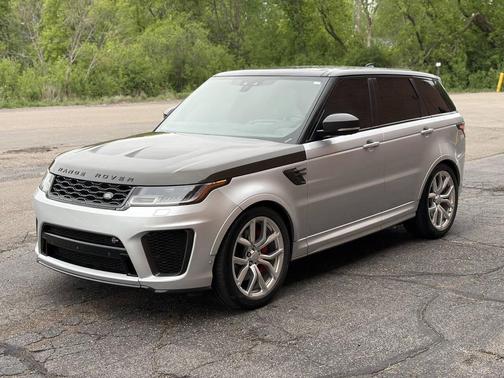 Silver 2019 Land Rover Range Rover Sport SVR