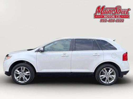 White Platinum Metallic Tri-Coat 2011 Ford Edge Limited