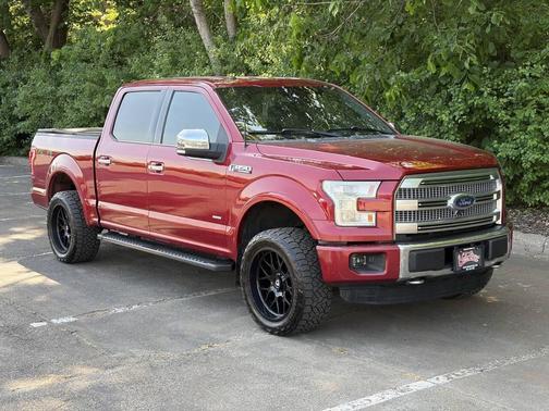 Ruby Red Metallic Tinted Clearcoat 2015 Ford F-150 Platinum