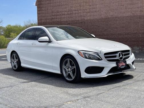 White 2015 Mercedes-Benz C-Class 4MATIC