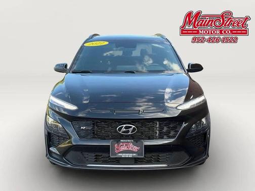 Black 2022 Hyundai KONA N Line AWD 4dr Crossover