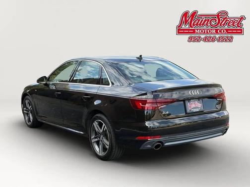 Black 2018 Audi A4 2.0T Tech Premium