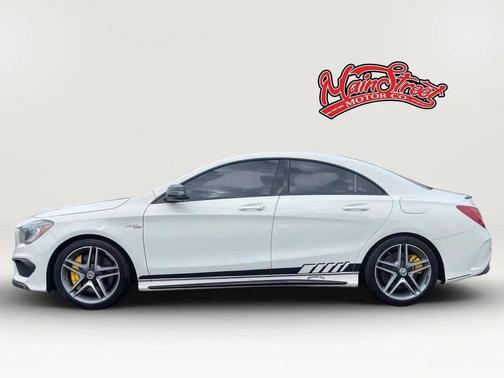 Cirrus White 2014 Mercedes-Benz CLA-Class CLA 45 AMG 4MATIC