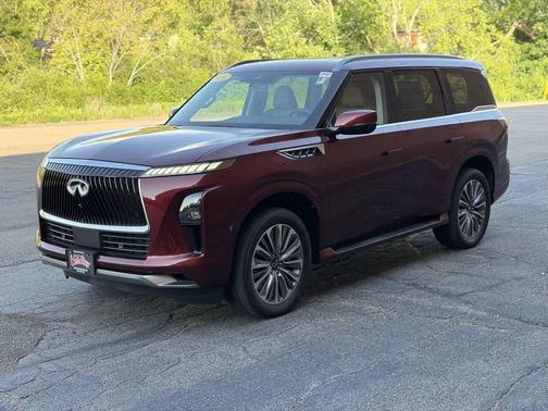 Maroon 2025 INFINITI QX80 Luxe