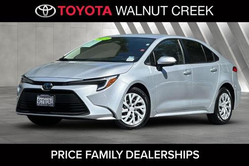 Classic Silver Metallic 2023 Toyota Corolla Hybrid LE