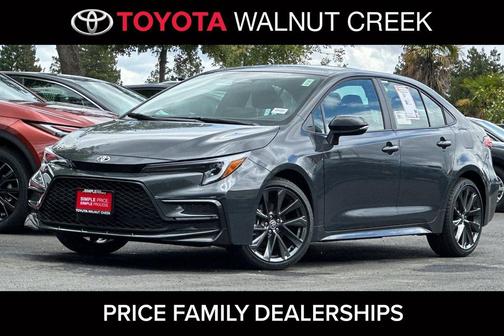 Underground/Midnight Black Metallic 2026 Toyota Corolla XSE