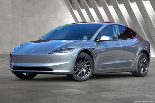 Stealth Grey 2025 Tesla Model 3 Long Range
