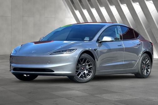 Stealth Grey 2025 Tesla Model 3 Long Range