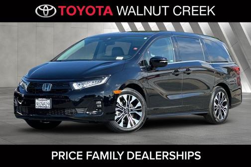 Crystal Black Pearl 2025 Honda Odyssey Elite