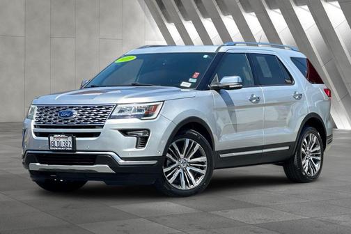 Ingot Silver Metallic 2019 Ford Explorer Platinum