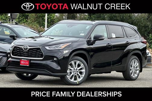 Midnight Black Metallic 2026 Toyota Highlander Hybrid Limited SUV