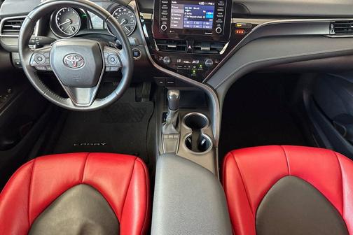 Supersonic Red 2022 Toyota Camry SE