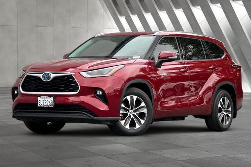 Ruby Flare Pearl 2021 Toyota Highlander Hybrid XLE