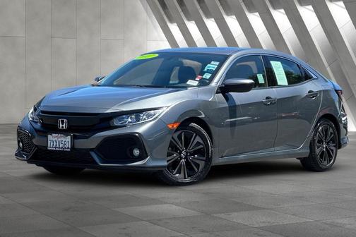 Polished Metal Metallic 2017 Honda Civic EX