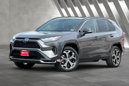 Silver Sky Metallic/Midnight Black Metallic 2023 Toyota RAV4 Prime XSE
