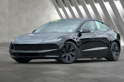 Solid Black 2024 Tesla Model 3 Long Range