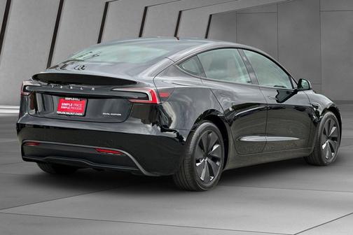 Solid Black 2024 Tesla Model 3 Long Range