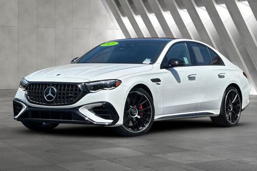 Polar White 2025 Mercedes-Benz AMG E 53 E 4MATIC+