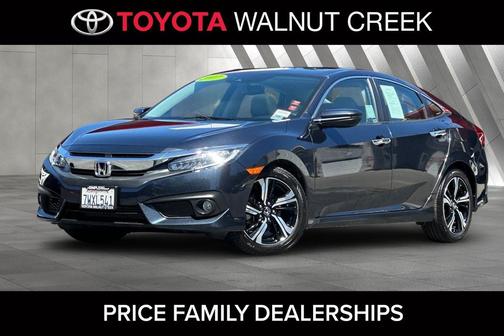 Polished Metal Metallic 2017 Honda Civic Touring