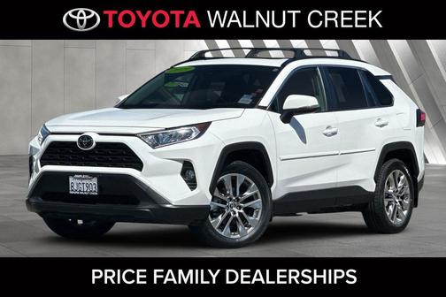 Super White 2019 Toyota RAV4 XLE Premium
