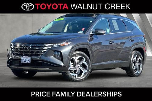 Portofino Gray 2022 Hyundai TUCSON Limited