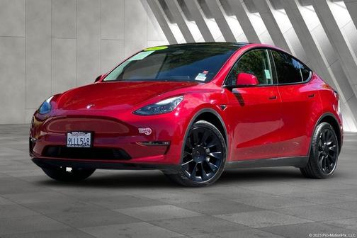 Ultra Red 2024 Tesla Model Y Long Range Dual Motor All-Wheel Drive