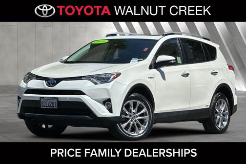 Blizzard Pearl 2018 Toyota RAV4 Hybrid Limited