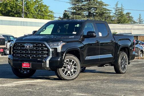Midnight Black Metallic 2026 Toyota Tundra Hybrid Platinum