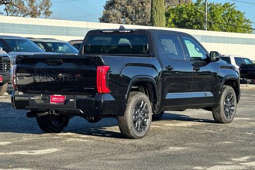 Midnight Black Metallic 2026 Toyota Tundra Hybrid Platinum