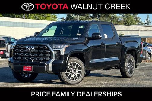 Midnight Black Metallic 2026 Toyota Tundra Hybrid Platinum