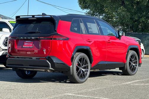 Red 2026 Toyota RAV4 Plug-In Hybrid SE